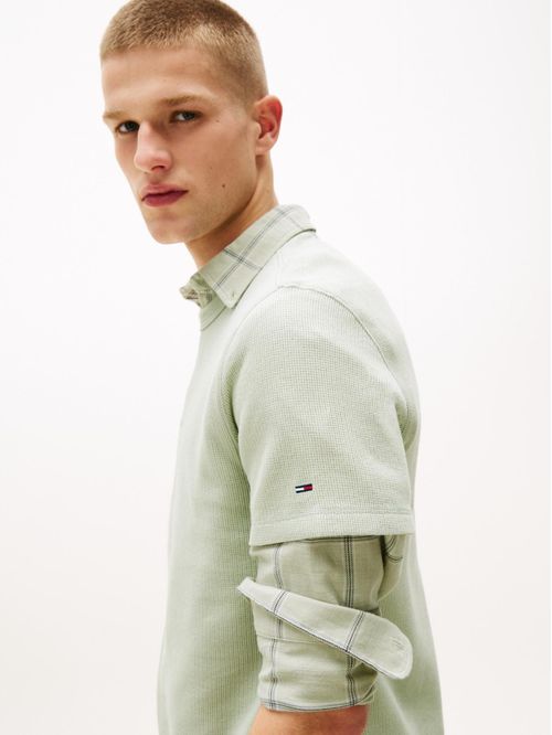 CAMISETA TJM SLIM WAFFLE SCRIPT TEE