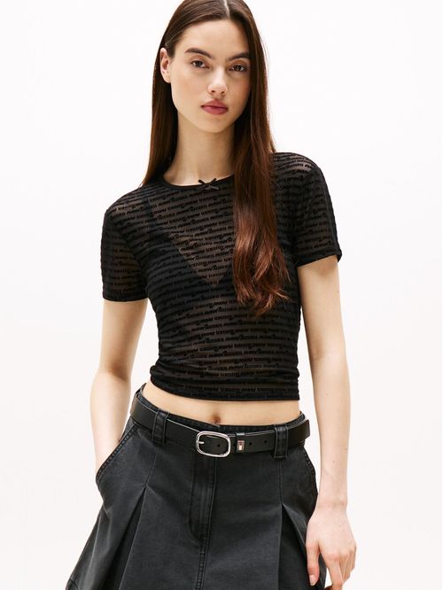 CAMISETA TJW SLIM SCRIPT AOP MESH SS