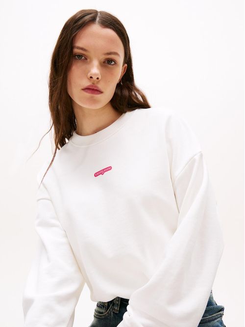 SWEATSHIRT TJW BXY CRP SCRIPT LBL CREW EX