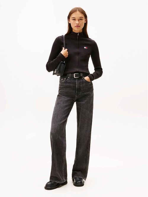 SWEATER TJW ZIP HIGH NECK CARDIGAN EXT