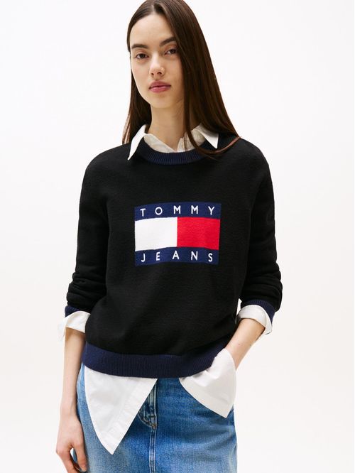 SWEATER TJW CLRBLCKFLAG SWEATER EXT
