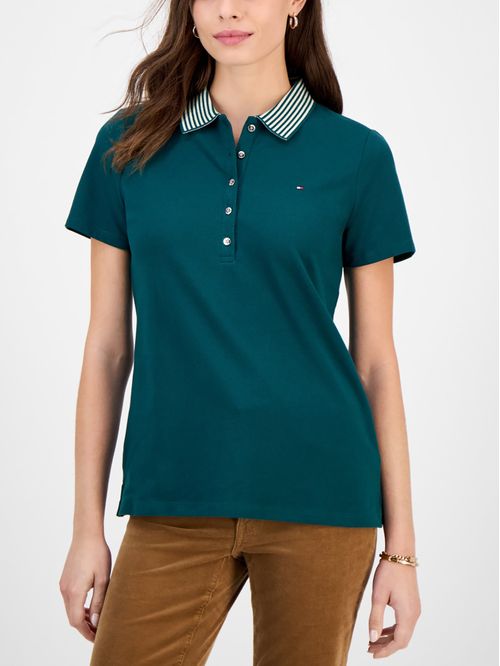 Polo manga corta con logo