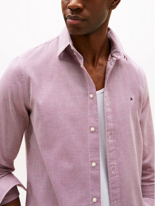 Camisa Dobby de manga larga TH