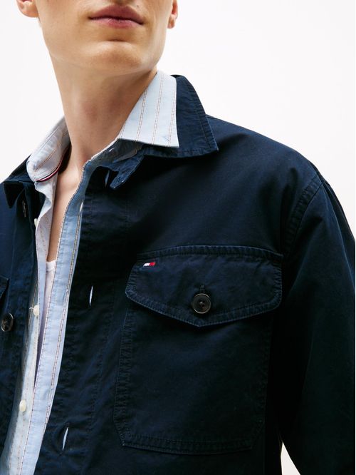 CASACA COTTON TWILL SHIRT JACKET TH