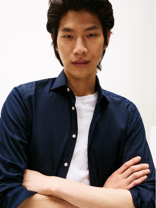 CAMISA DC FLEX COLLAR SOLID SHIRT TH