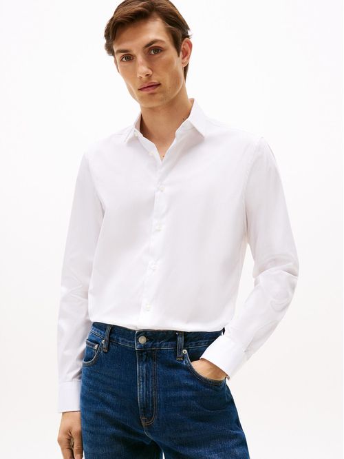 CAMISA DC FLEX COLLAR SOLID SHIRT TH