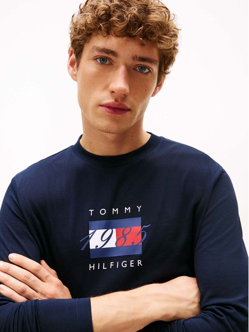 CAMISETA LINEAR FLAG GRAPHIC LS TEE