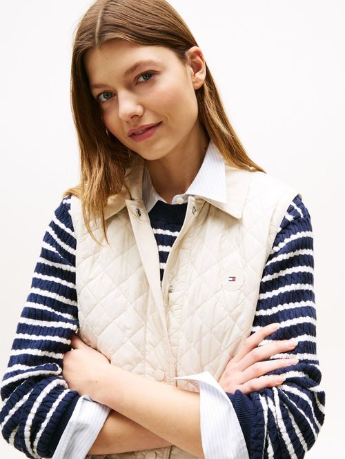 CHALECO PADDED NYLON SLIM QUILTED VEST TH