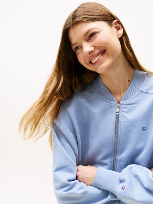 CASACA TONAL FLAG TERRY ZIP-UP BOMBER