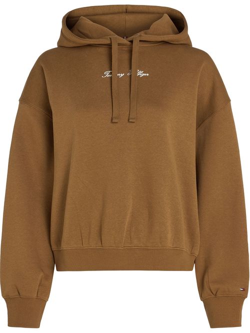 SWEATSHIRT CLASSIC SCRIPT FLEECE HOODIE
