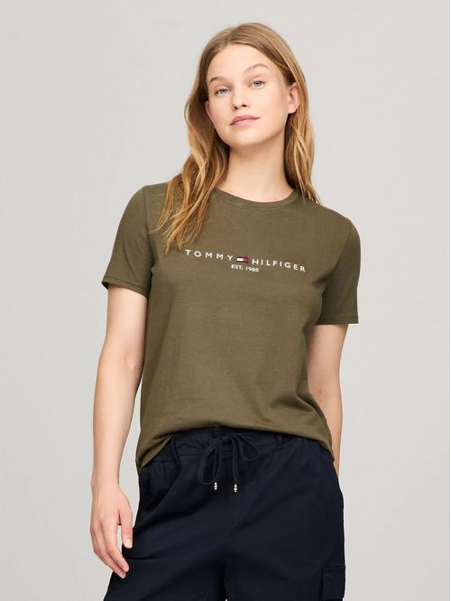 CAMISETA W TH ESS HILFIGER C NK TEE TH