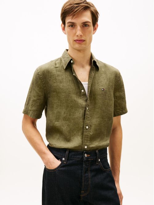CAMISA PIGMENT DYED LINEN RF SHIRT S/ TH