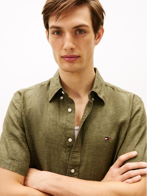 CAMISA PIGMENT DYED LINEN RF SHIRT S/ TH