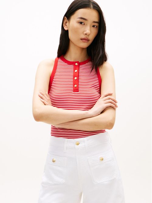 CAMISETA GOLD BUTTON HENLEY TANK TOP TH